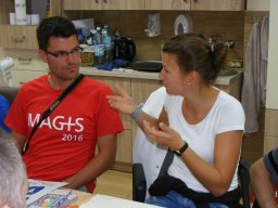 Wizyta międzynarodowej grupy młodzieży w Domu Pomocy Społecznej w Podzamku w ramach ŚDM Kraków 2016r